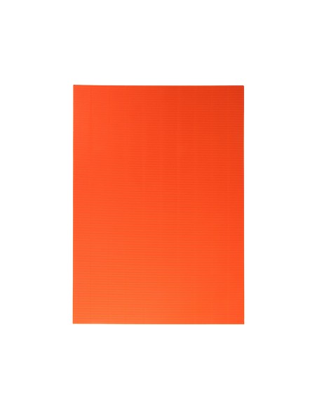 Carton ondulado liderpapel 50 x 70cm 320g/m2 naranja