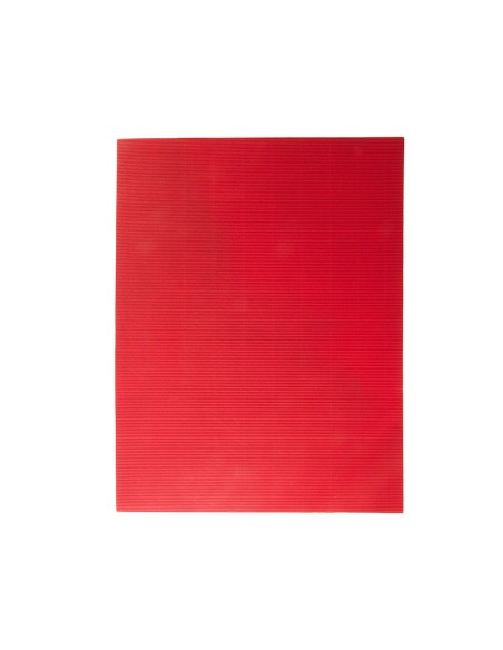 Carton ondulado liderpapel 50 x 70cm 320g/m2 rojo