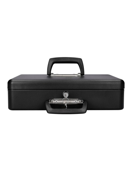 Caja caudales q-connect 14,5\" 370x290x110 mm con portamonedas y bandeja para billetes