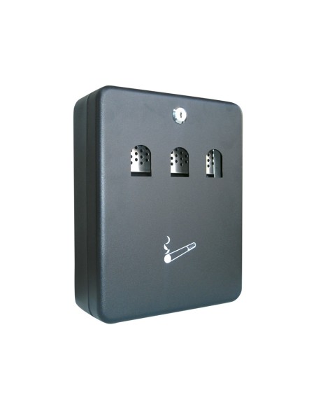 Cenicero buzon q-connect metalico 240x90x300 mm