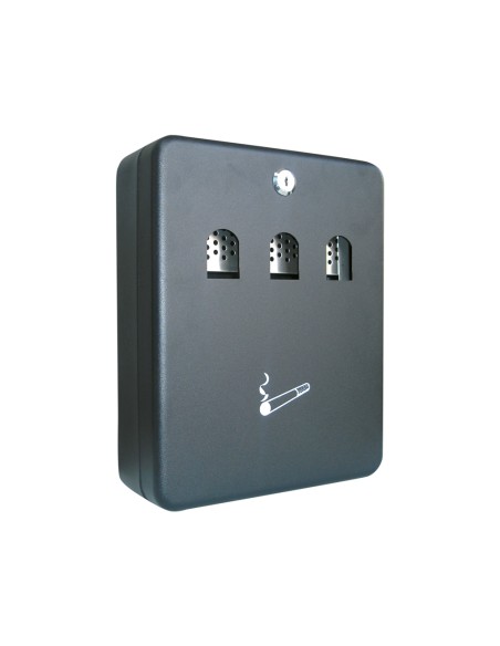 Cenicero buzon q-connect metalico 240x90x300 mm