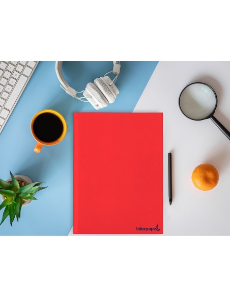 Libreta liderpapel smart a4 80 hojas 60g/m2 cuadro 4mm con margen