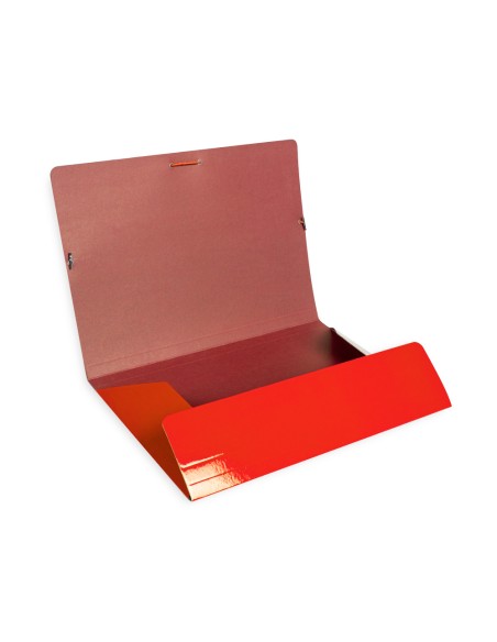 Carpeta liderpapel gomas folio 3 solapas carton plastificado colores surtidos