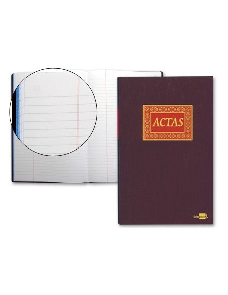 Libro liderpapel folio 100 hojas actas