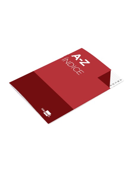 Indice liderpapel tapa cartoncillo cuarto 24 hojas 70g/m2 colores surtidos