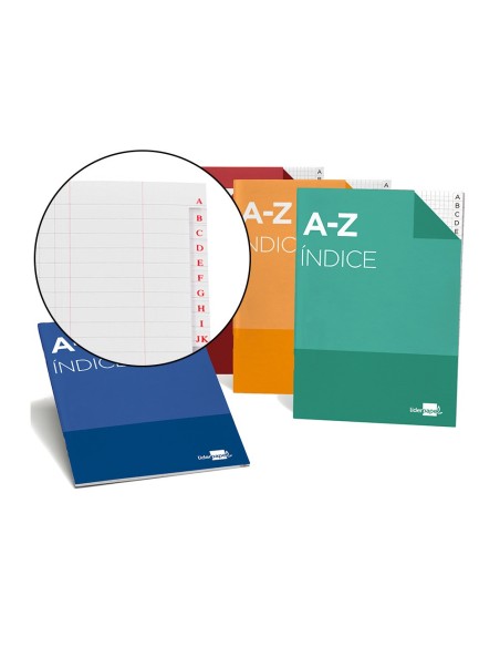 Indice liderpapel tapa cartoncillo cuarto 24...