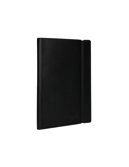 Libreta indice liderpapel similpiel a5 120 hojas 70g/m2 color negro