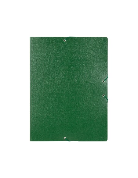 Carpeta proyectos liderpapel folio lomo 50mm carton gofrado verde