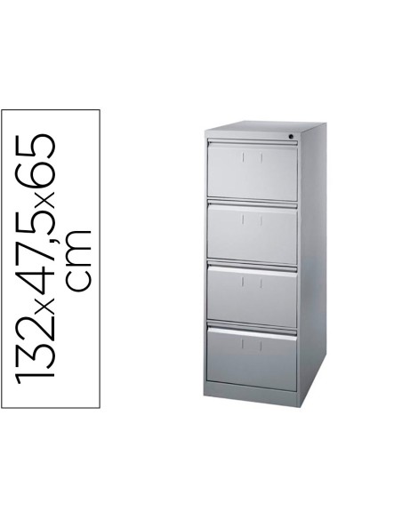 Fichero cajones de suelo metalico de 4 cajones...