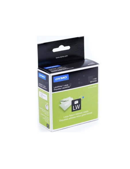 Etiqueta adhesiva dymo 11352 -tamaño 25x54 mm para impresora 400 500 etiquetas uso remite