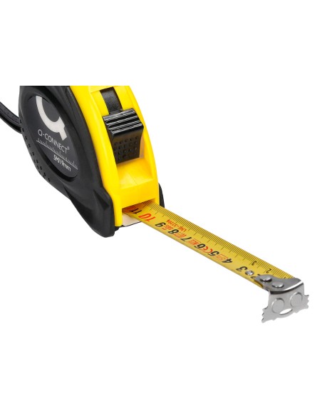 Flexometro q-connect con freno material antichoque 19 mm de ancho longitud 5 mt
