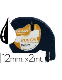 Cinta dymo letratag 12 mm... 2
