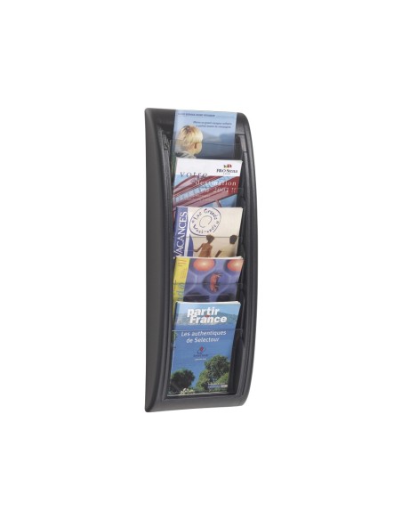 Expositor mural paperflow din a5 negro 5...