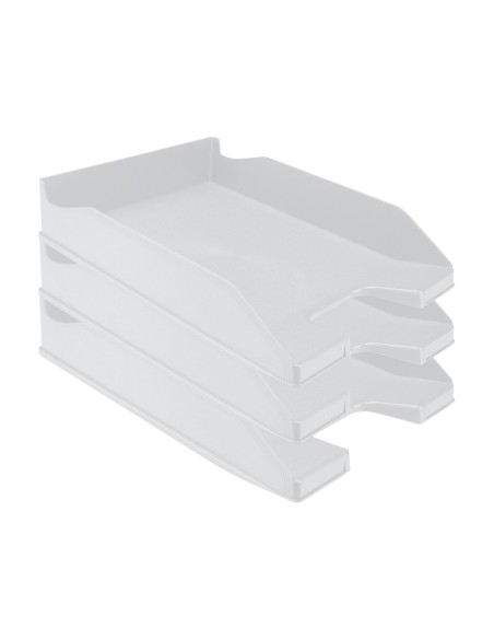 Bandeja sobremesa plastico q-connect gris opaco...