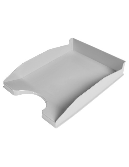 Bandeja sobremesa plastico q-connect gris opaco...