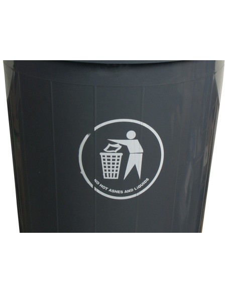 Papelera contenedor q-connect plastico con...