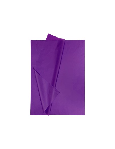 Papel seda liderpapel 52x76cm 18g/m2 bolsa de 5 hojas violeta