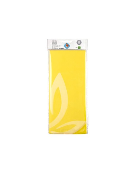 Papel seda liderpapel 52x76cm 18g/m2 bolsa de 5...
