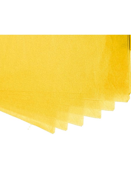 Papel seda liderpapel 52x76cm 18g/m2 bolsa de 5 hojas amarillo