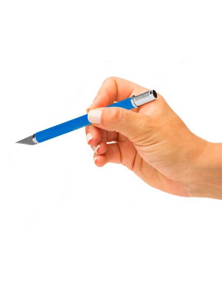 Bisturi q-connect en blister con cuchillas de repuesto