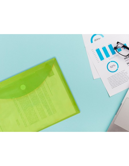 Carpeta liderpapel dossier a4 cierre de velcro...