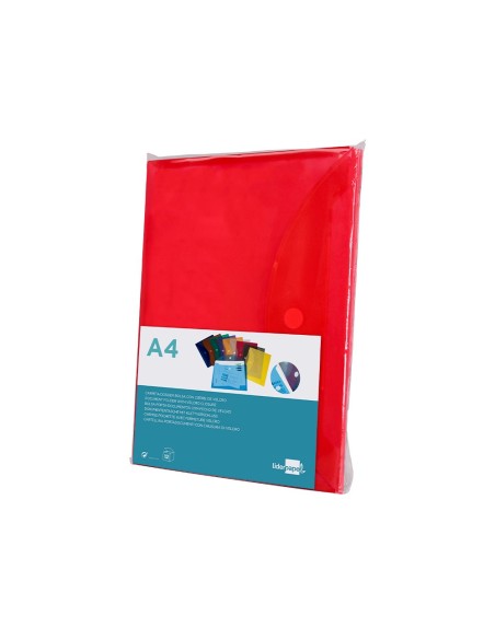 Carpeta liderpapel dossier a4 cierre de velcro...