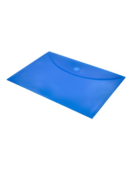Carpeta liderpapel dossier a4 cierre de velcro azul