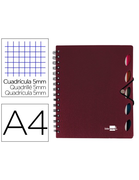 Cuaderno espiral liderpapel a4 micro executive...