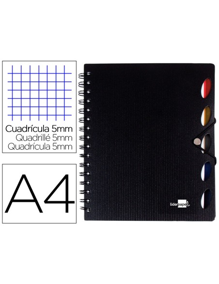 Cuaderno espiral liderpapel a4 micro executive...