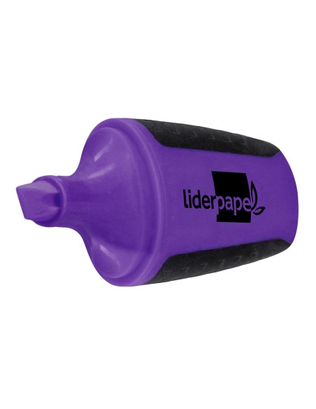 Rotulador liderpapel mini fluorescente violeta