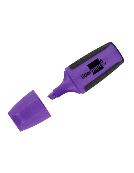 Rotulador liderpapel mini fluorescente violeta
