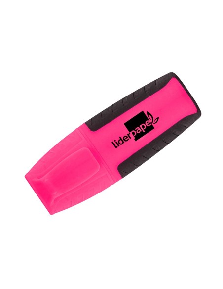 Rotulador liderpapel mini fluorescente rosa