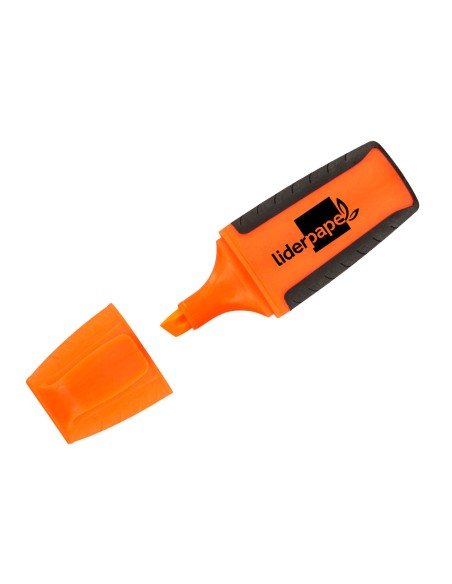 Rotulador liderpapel mini fluorescente naranja