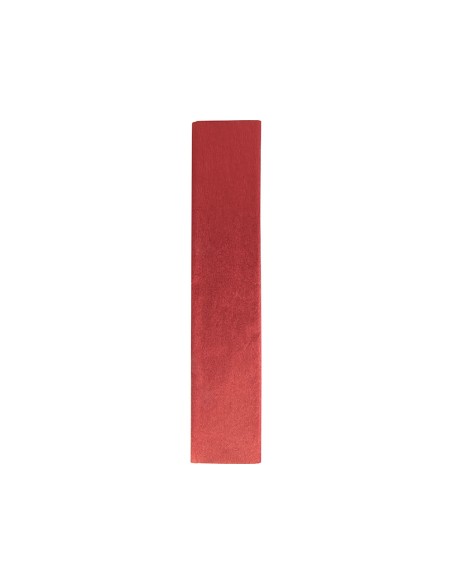 Papel crespon liderpapel 50 cm x 2.5m metalizado rojo