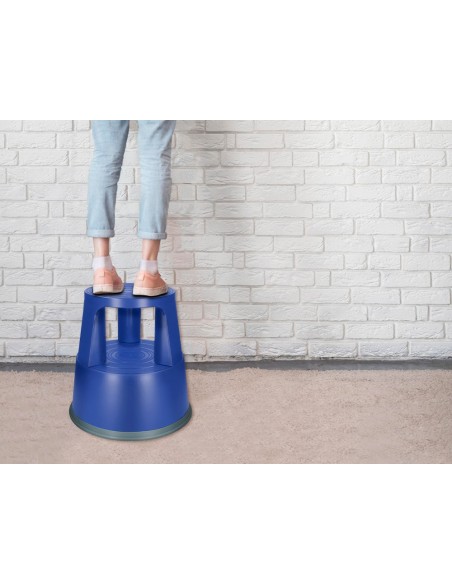 Taburete q-connect ruedas retractiles tres...