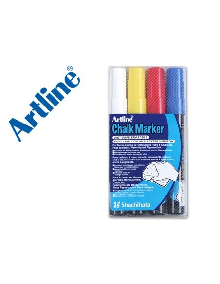 Rotulador artline pizarra verde negra epw-4-st...
