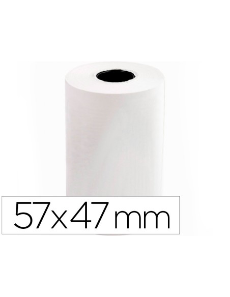 Rollo sumadora termico q-connect 57 mm ancho x...