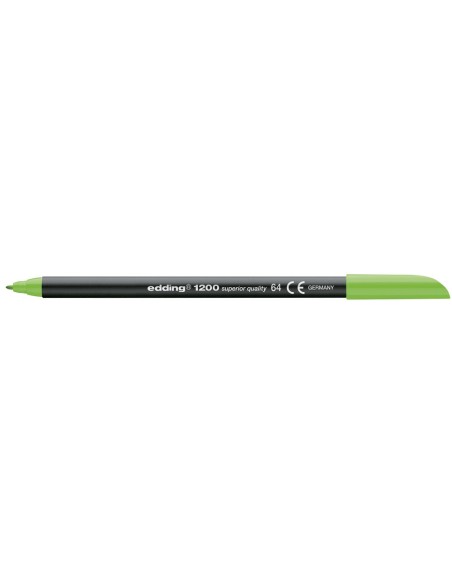 Rotulador edding punta fibra 1200 verde neon...