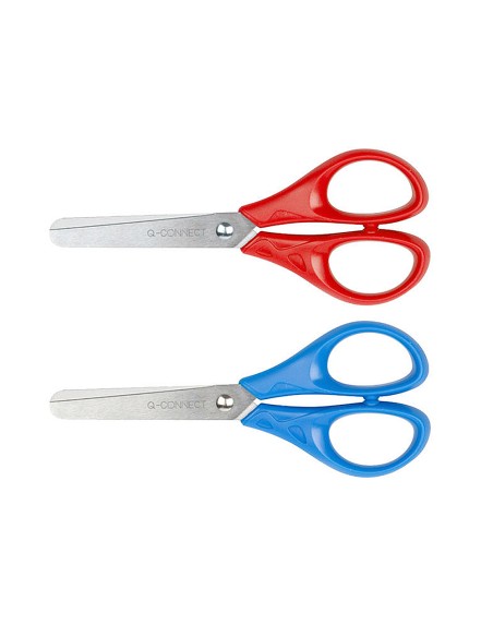 Tijera escolar q-connect inoxidable 5\" 13 cm