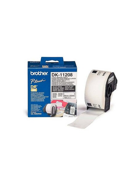 Etiqueta adhesiva brother dk11208 -tamaño 38x90...