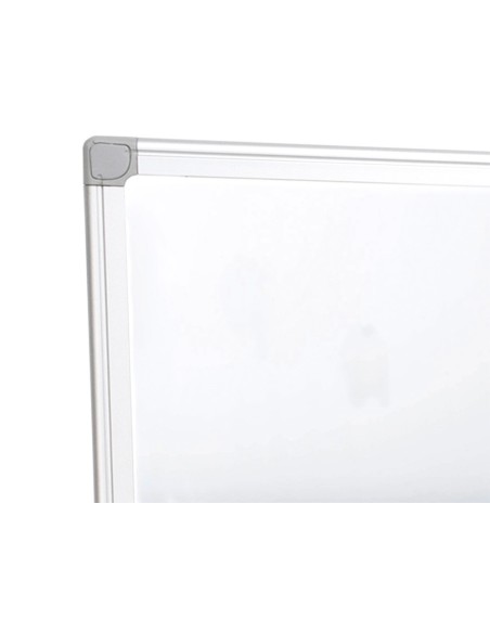 Pizarra blanca q-connect laminada marco de...
