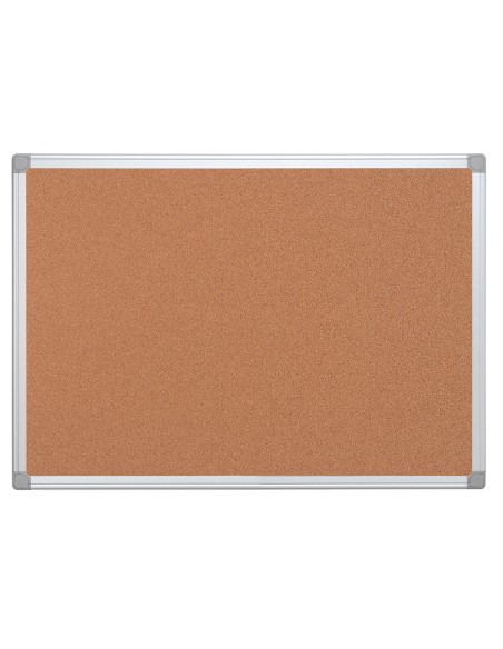 Pizarra corcho q-connect marco de aluminio 200x100 cm extra corcho 5 mm