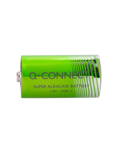 Pila q-connect alcalina c blister de 2 unidades