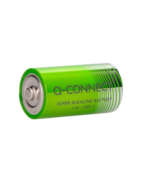 Pila q-connect alcalina c blister de 2 unidades