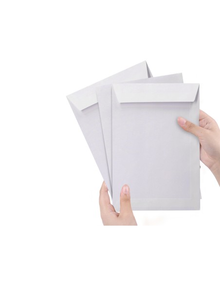 Sobre liderpapel bolsa n.15 blanco b5 176x250 mm tira de silicona caja de 500 unidades