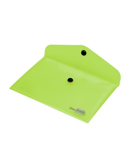 Carpeta liderpapel dossier broche 44223 polipropileno din a7 verde translucido