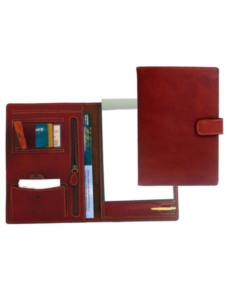 Carpeta portafolios q-connect artesania piel...