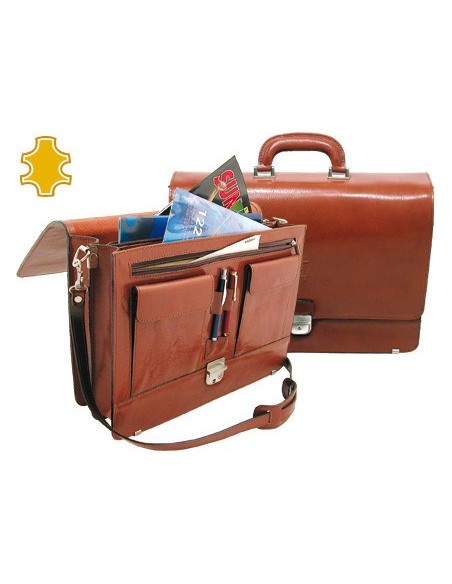 Cartera portafolios q-connect artesania de piel...