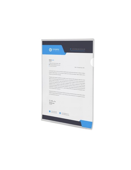 Carpeta dossier uñero plastico q-connect din a4...