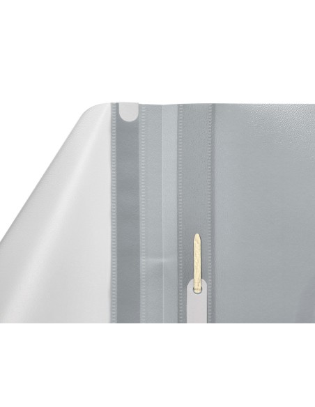 Carpeta dossier fastener plastico q-connect din a4 gris